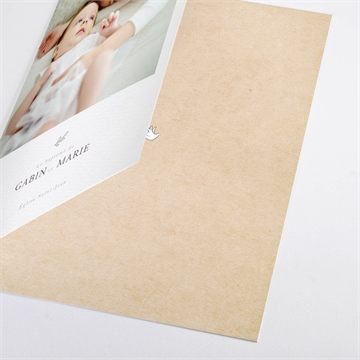 Livret de messe baptême frère et soeur - Détail du livret