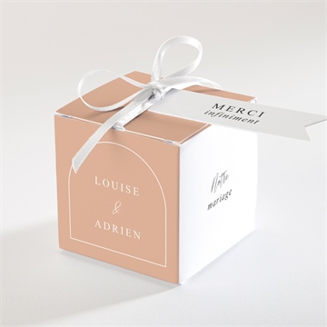 Boîte de dragées mariage bel éclat