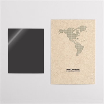 Remerciement mariage billet d'avion duo - Dos du remerciement