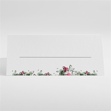 Marque-place mariage jolie devinette - Dos du marque-place