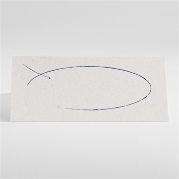 Marque-place mariage allez viens ! - Dos du marque-place