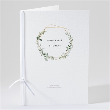 Livret de messe mariage amour elegant