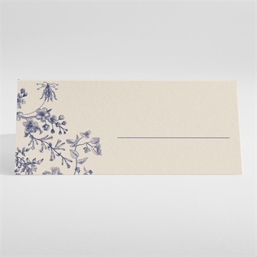 Marque-place mariage exotique - Dos du marque-place