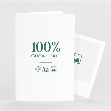 Carte pliée - portrait