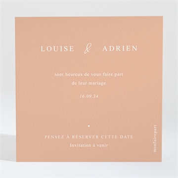 Save the Date mariage bel éclat