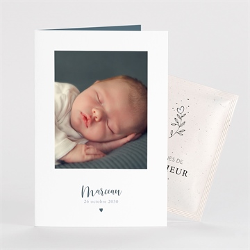 Carte pliée - portrait