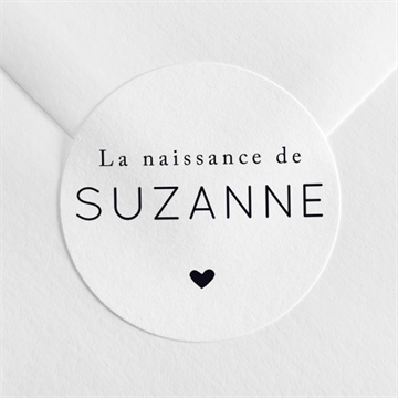 Sticker naissance notre grand bonheur photomaton