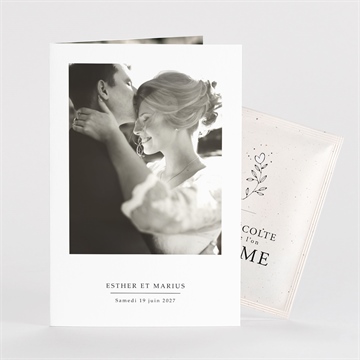 Carte pliée - portrait