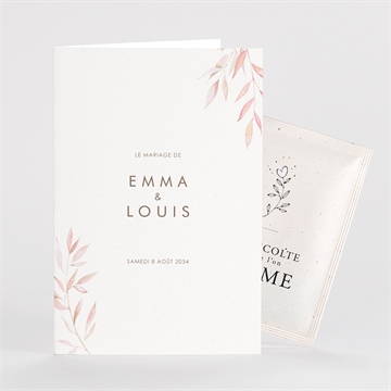 Remerciement mariage notre lien avec graines