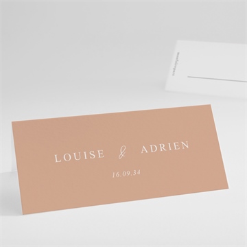 Marque-place mariage bel éclat