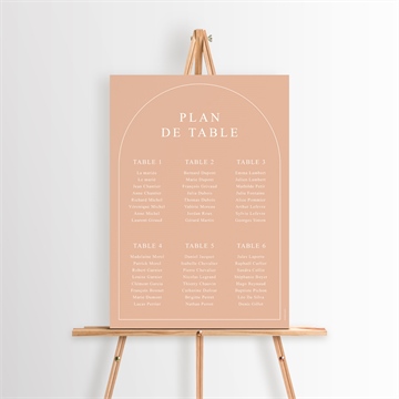 Plan de table mariage bel éclat