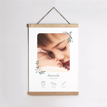 Affiche naissance petits pictos