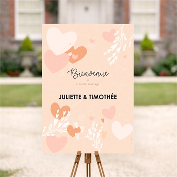 Panneau bienvenue love is all