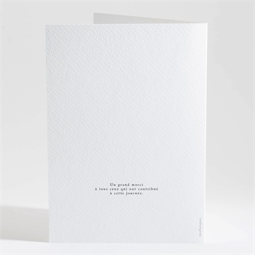 Livret de messe mariage ronde fleurie - Dos du livret