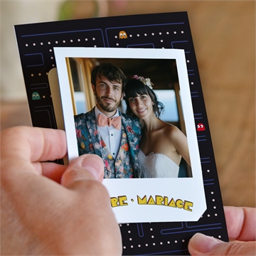 Remerciement mariage geek - Mise en situation