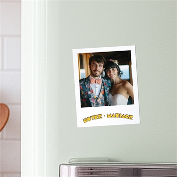 Remerciement mariage geek - Mise en situation