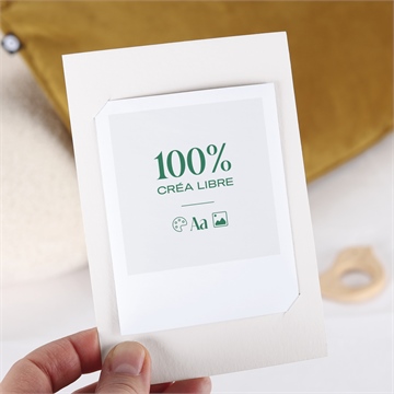 Carte recto-verso - portrait