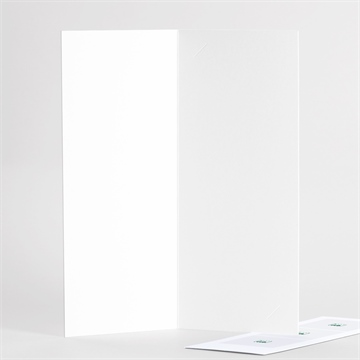 Remerciement naissance vierge photomaton duo - Détail du faire-part