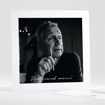 Carte recto-verso - carré