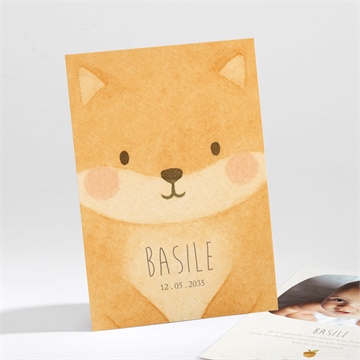 Remerciement naissance renard mondoudou