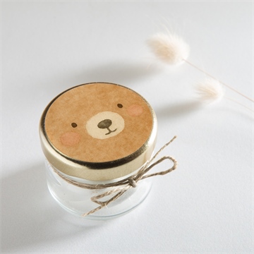 Sticker naissance ours mondoudou - Mise en situation