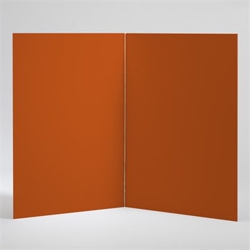 Livret de messe mariage terracotta estival - Intérieur du livret