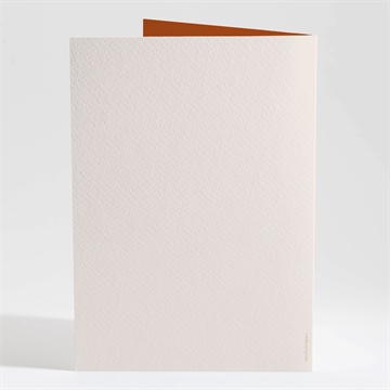 Livret de messe mariage terracotta estival - Dos du livret