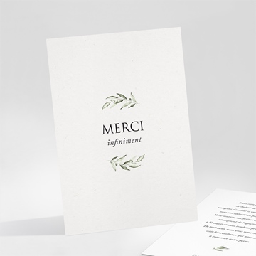 Remerciement décès olivier éternel portrait