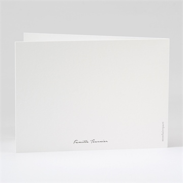 Remerciement décès pissenlit à l’aube - Dos du remerciement