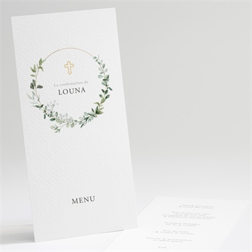 Menu confirmation belle poésie