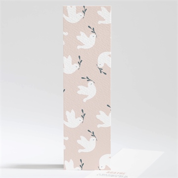 Signet baptême envolée de colombes