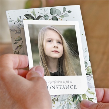 Carte recto-verso - portrait