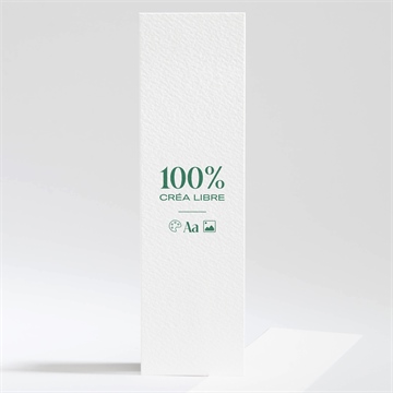 Signet profession de foi créa libre marque-page