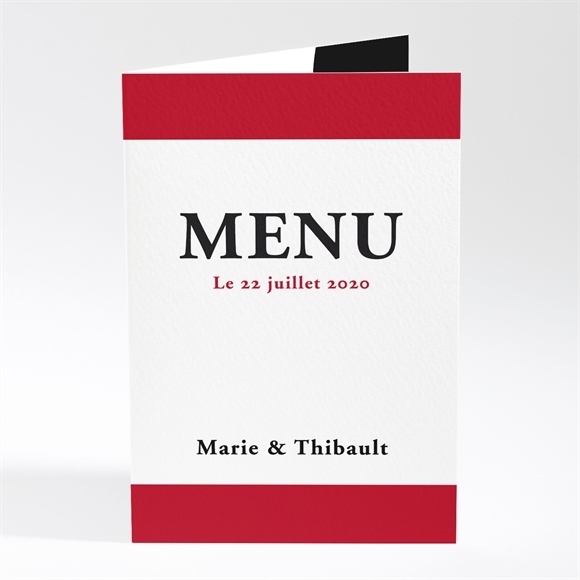 Menu mariage Mr & Mrs réf.N40157