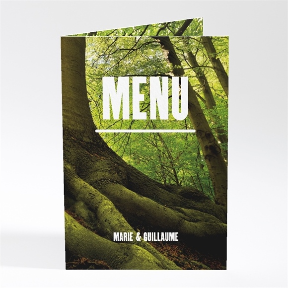 Menu mariage Marions nous dans les bois réf.N401149