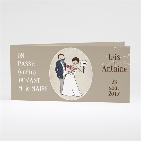 Faire Part Mariage Illustrations Humour Original Monfairepart Com