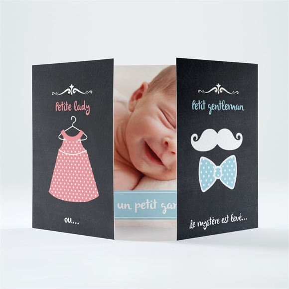 Faire-part naissance Elle et Lui réf.N70135