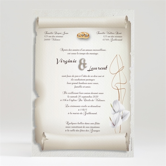 Faire Part Mariage Notre Parchemin Monfairepart Com Faire Part Mariage Notre Parchemin Monfairepart Com