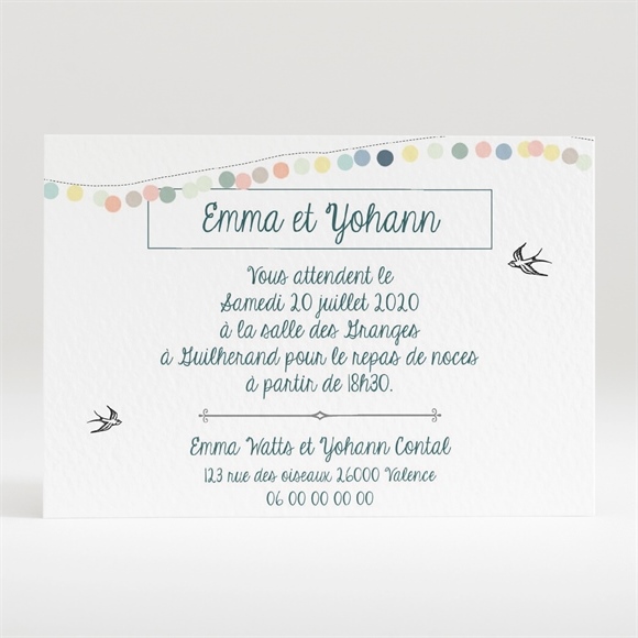 Carton D Invitation Mariage Guirlande De Pastels Monfairepart Com Carton D Invitation Mariage Guirlande De Pastels Monfairepart Com