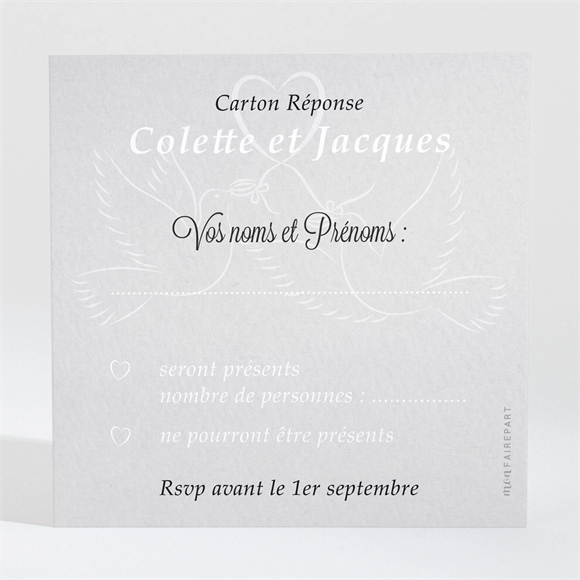 Carton Reponse Anniversaire De Mariage La Fete De Nos Annees Monfairepart Com Carton Reponse Anniversaire De Mariage La Fete De Nos Annees Monfairepart Com