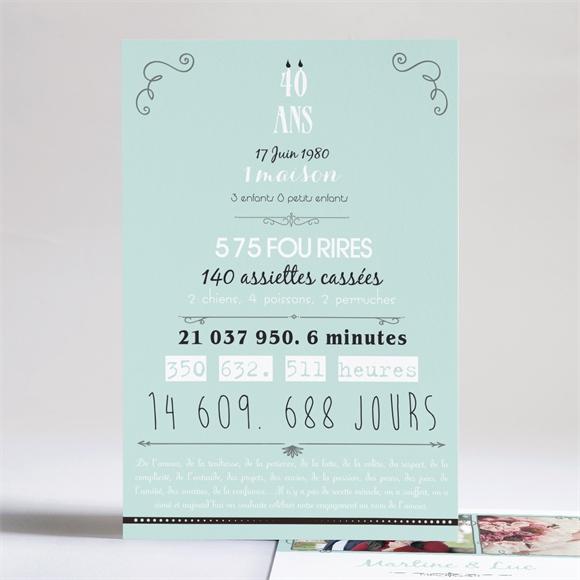 Invitation Anniversaire De Mariage Creation Originale Monfairepart Com Invitation Anniversaire De Mariage Creation Originale Monfairepart Com