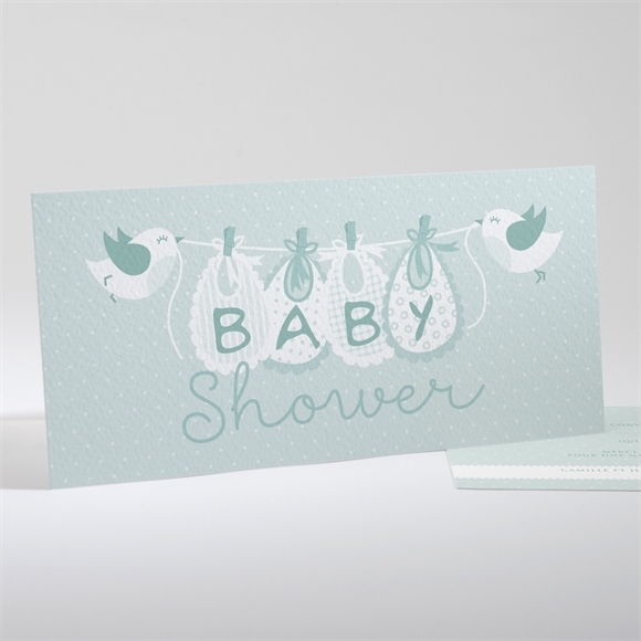 Faire-part baby shower Mon bout'chou réf.N13139