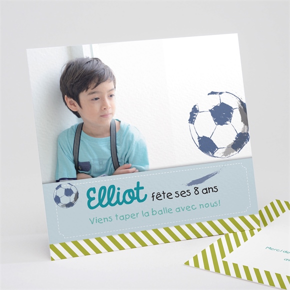 Invitation Anniversaire Football Photo Monfairepart Com Invitation Anniversaire Football Photo Monfairepart Com