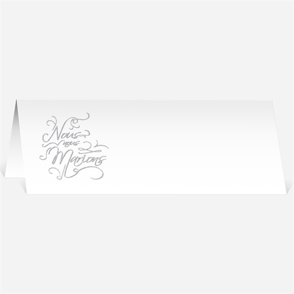 Marque-place mariage Shining ! réf.N440416