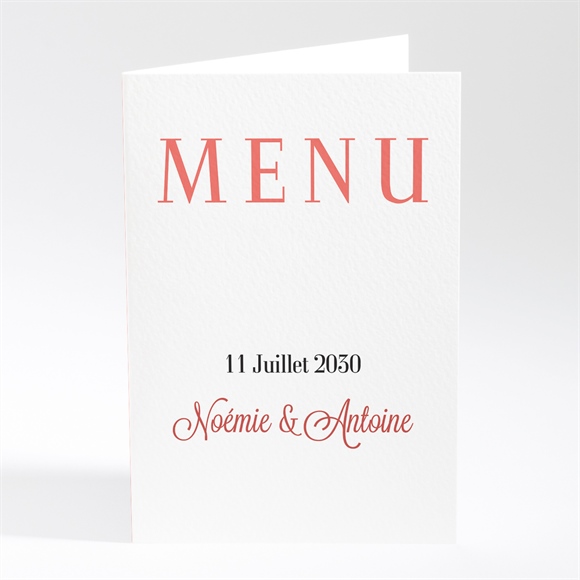 Menu mariage Nous réf.N401537