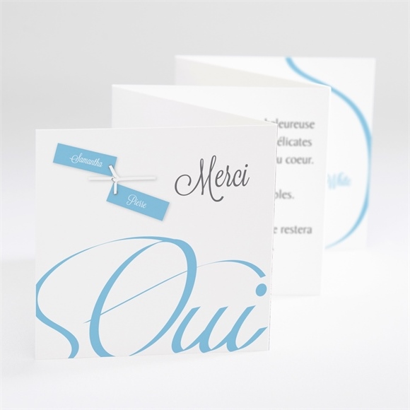 Remerciement mariage L'union réf.N80067