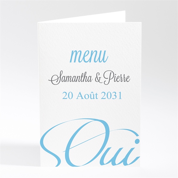 Menu mariage L'union réf.N401543