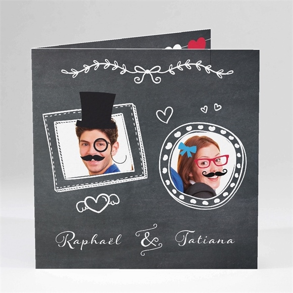 Faire-part mariage Photobooth réf.N45143