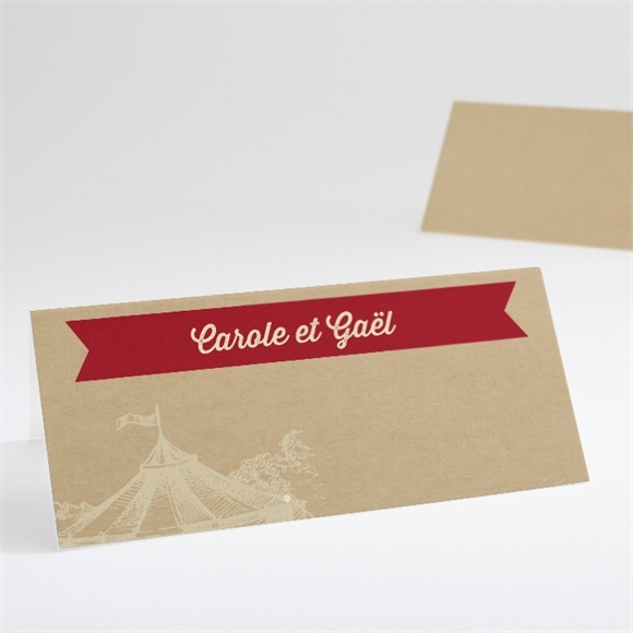 Marque-place mariage Le Cirque réf.N440543