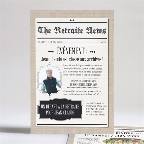 Carte Invitation Depart A La Retraite Dans Les Kiosques Monfairepart Com Carte Invitation Depart A La Retraite Dans Les Kiosques Monfairepart Com